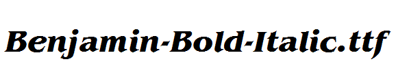 Benjamin-Bold-Italic.ttf