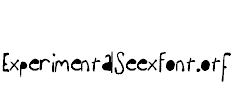 ExperimentalSeexFont.otf