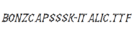 BonzCapsSSK-Italic.ttf