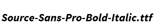 Source-Sans-Pro-Bold-Italic.ttf