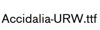 Accidalia-URW.ttf