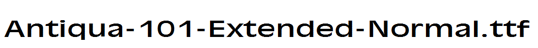 Antiqua-101-Extended-Normal.ttf